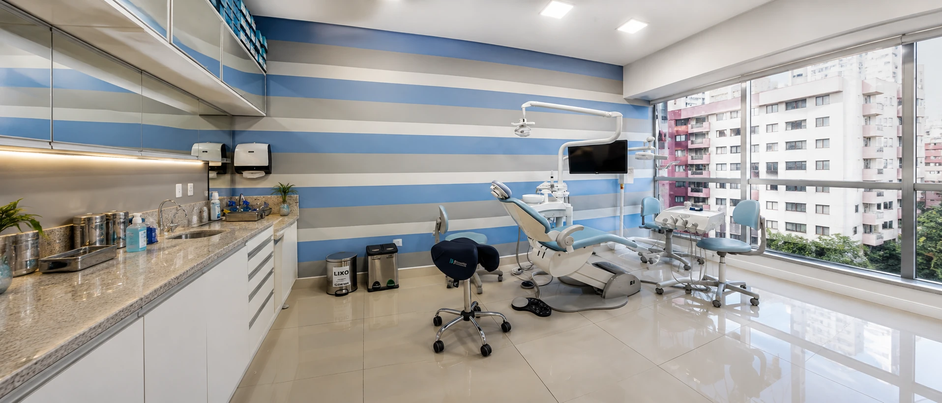 Consultório do Instituto Brunetto em Curitiba