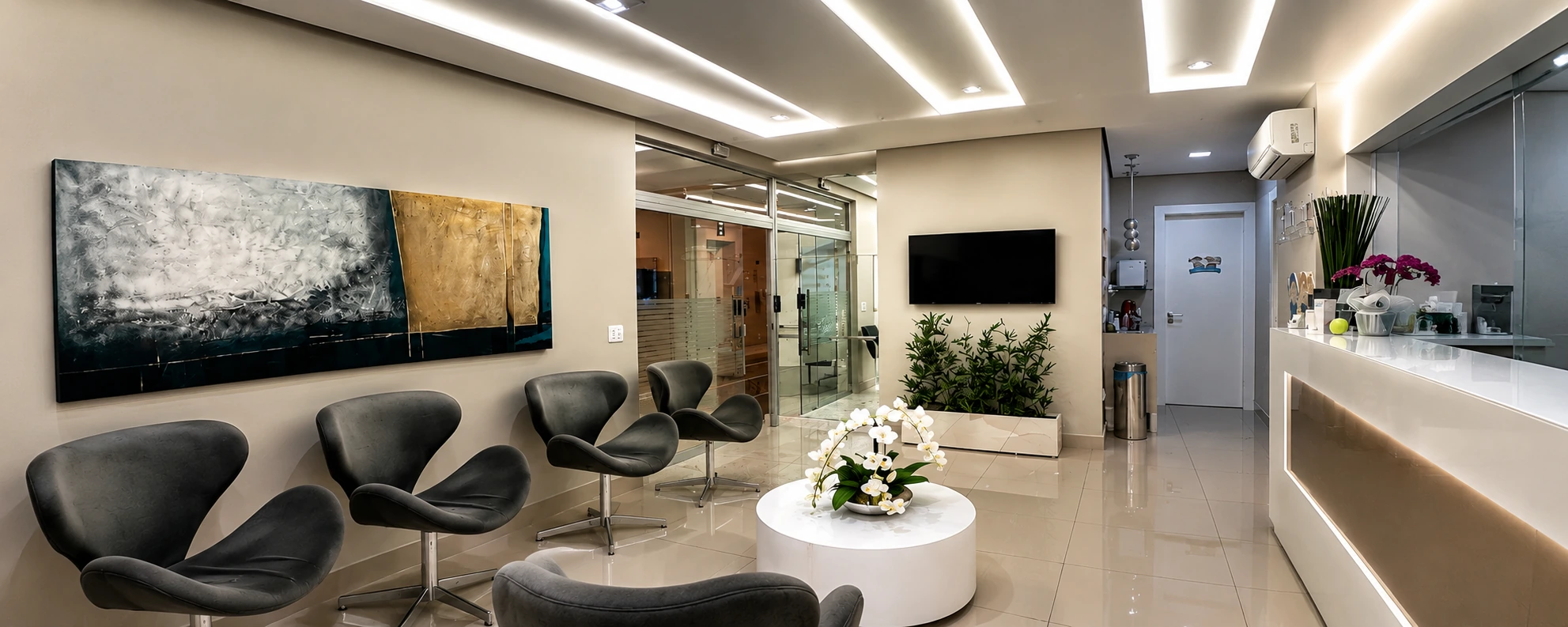 Recepção do Instituto Brunetto em Curitiba